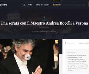 Una serata con il Maestro Andrea Bocelli a Verona