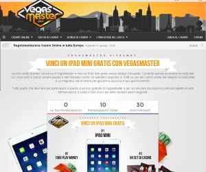 Vinci un iPad gratis con VegasMaster