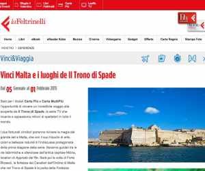 Vinci & Viaggia - Vinci Malta e i luoghi de Il Trono di Spade