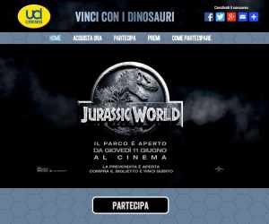 Vinci l'avventura con Uci Cinemas e Jurassic World
