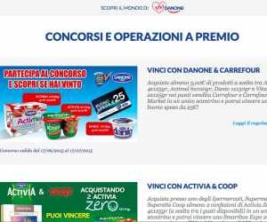 VINCI CON DANONE&CARREFOUR UN BUONO SPESA DA 25€