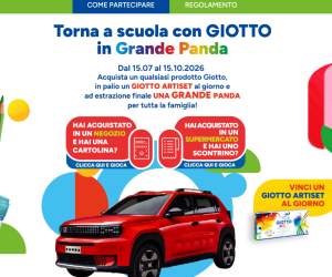 TORNA A SCUOLA CON GIOTTO IN GRANDE PANDA