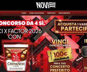 Vinci X Factor 2026 con Crema Novi