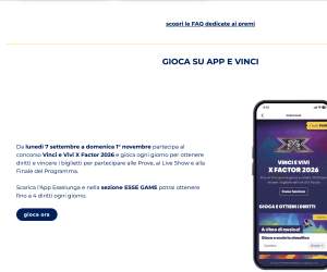 VINCI E VIVI X FACTOR 2026