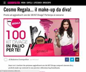 Cosmo Regala… Il MakeUp da Diva