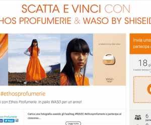SCATTA E VINCI CON ETHOS PROFUMERIE E WASO BY SHISEIDO