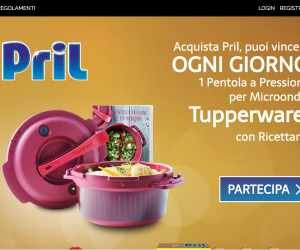 Compra Pril e puoi vincere il Set Siliconi Tupperware