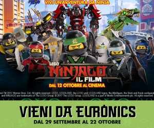 Vinci fantastici premi con LEGO NINJAGO il film e Euronics