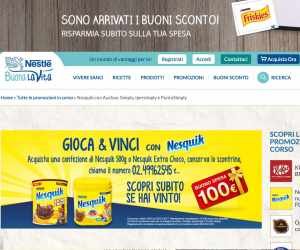 NESQUIK CON AUCHAN, SIMPLY, IPERSIMPLY E PUNTO SIMPLY