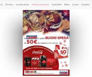 CON COCA-COLA E SIGMA PUOI VINCERE E FARE UN REGALO