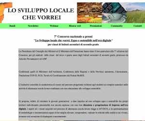 LO SVILUPPO LOCALE CHE VORREI. EQUO E SOSTENIBILE NELL’ERA DIGITALE - VII ED. Anno Scolastico 2017-2018