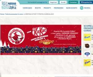 LA BEFANA KITKAT TI PORTA A GARDALAND