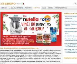 CON FERRERO E MULTICEDI PUOI VINCERE UN Bimby® TM5.