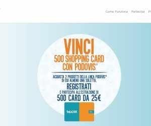 Vinci 500 shopping card con Podovis