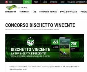 DISCHETTO VINCENTE