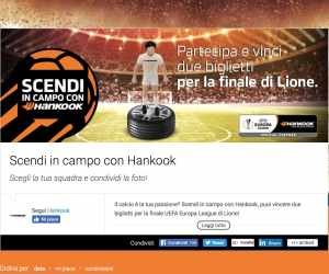 Scendi in campo con Hankook