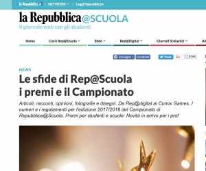 CAMPIONATO NAZIONALE DEI PROFESSORI DI REPUBBLICA@SCUOLA 2017-18