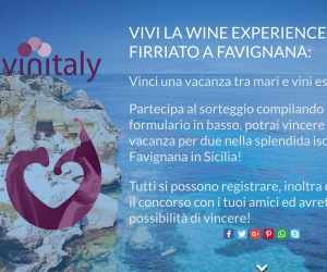 VIVI LA WINE EXPERIENCE CON FIRRIATO A FAVIGNANA