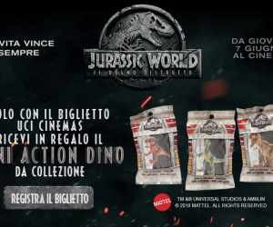 Vinci fantastici gadget con UCI Cinemas e Jurassic World – Il regno distrutto