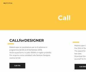 CALL FOR DESIGNER: PASTmeetsFUTURE