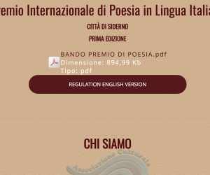 Premio Internazionale di Poesia in Lingua Italiana - Città di Siderno