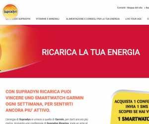 CON SUPRADYN RICARICA PUOI VINCERE UNO SMART WATCH GARMIN