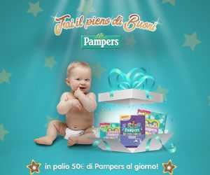 Vinci ogni giorno 50€ di buoni omaggio Pampers