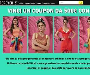CONCORSO FOREVER 21 EU
