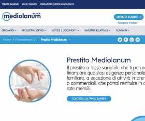Concorso Prestito Mediolanum 2018