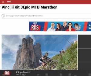 CON RDS VINCI IL KIT 3EPIC MTB MARATHON