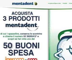 Con Mentadent puoi vincere un Buon Spesa Coop-Ipercoop