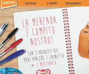 BIC, la merenda è compito nostro