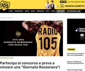 CON RADIO 105 ALLA GIORNATA ROSSONERA!