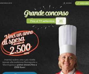SCRIVI LA TUA RICETTA - VINCI UN ANNO DI SPESA