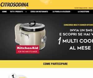 CON CITROSODINA PUOI VINCERE IL MULTICOOKER KITCHENAID
