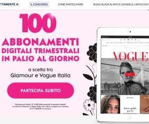 Vinci 100 abbonamenti digitali trimestrali al giorno con NIVEA B&W