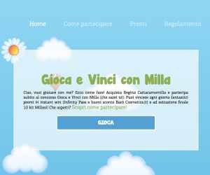 Gioca e Vinci con Milla