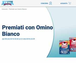 PREMIATI CON OMINO BIANCO