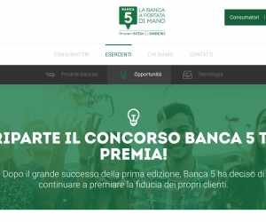 BANCA 5 TI PREMIA!