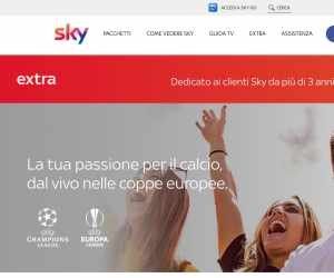 Vivi il calcio europeo con Sky
