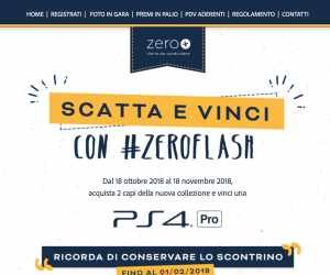 SCATTA E VINCI CON #ZEROFLASH