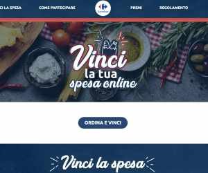 Vinci la tua spesa on line con Carrefour.it
