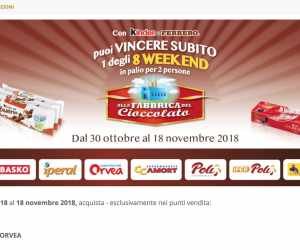 VINCI UN WEEKEND ALLA FABBRICA DEL CIOCCOLATO CON AGORA’ - 2018