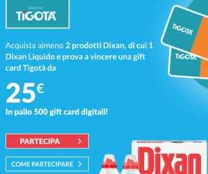 DIXAN TI PREMIA IN TIGOTA’ A NOVEMBRE