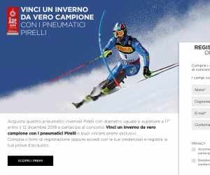 Vinci un inverno da vero campione con i pneumatici PIRELLI