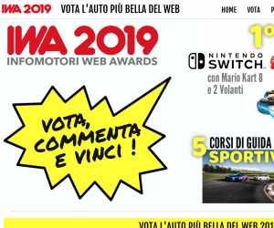 Infomotori Web Awards - Auto più Bella del Web 2019