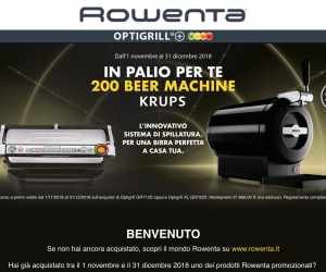 Con Optigrill Rowenta vinci la BeerMachine