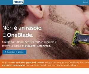 Philips OneBlade Advocacy Program 2.0