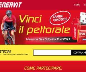 Con Enervit vinci il pettorale Maratona Dles Dolomites Enel 2019