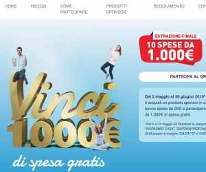 Vinci 1.000€ di spesa gratis
